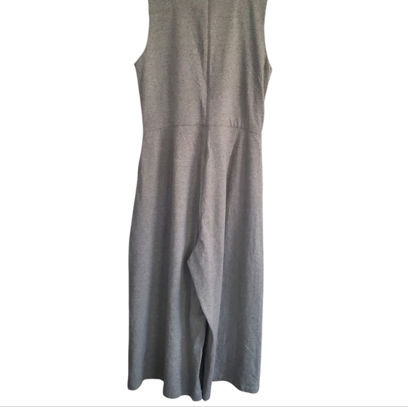 EILEEN FISHER ORGANIC COTTON SPECKLED KNIT JUMPSUIT, SIZE MEDIUM - Picture 7 of 9